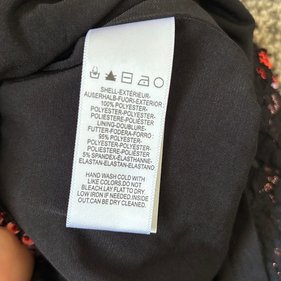 Dress the Population Vibrant Sequin Mini Dress Size Large sequins elegant party - Picture 9 of 10